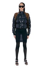 BLACK NYLON PUFFER - Image 3