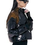 BLACK NYLON PUFFER