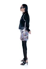 BLACK MESH SKIRT
