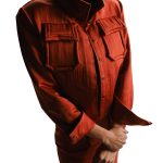 CROPPED JACKET – ORANGE