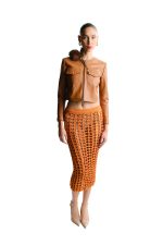 LEATHER CROPPED JACKET
