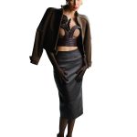 KHAKI CROPPED JACKET