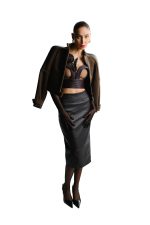 KHAKI CROPPED JACKET