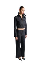 CROPPED JACKET GRAY - Image 2