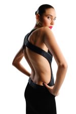 BLACK JERSEY DRESS - Image 2