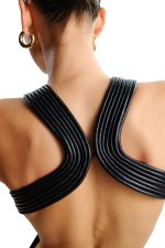 BLACK JERSEY DRESS - Image 3